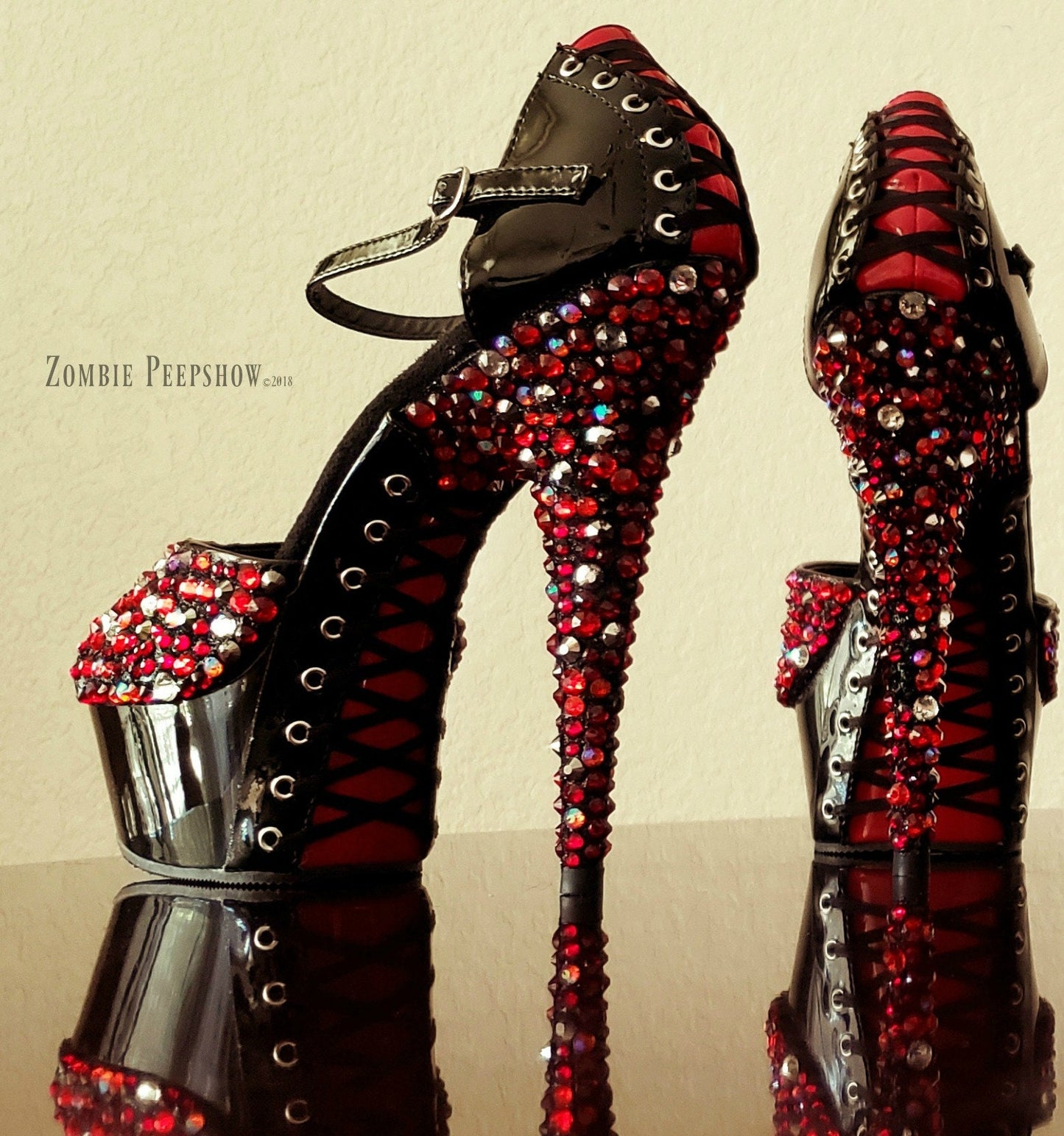 Crystal Corset Heels