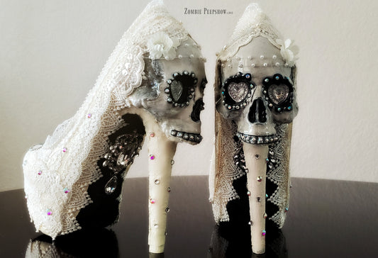 Bridal Muerto Heels