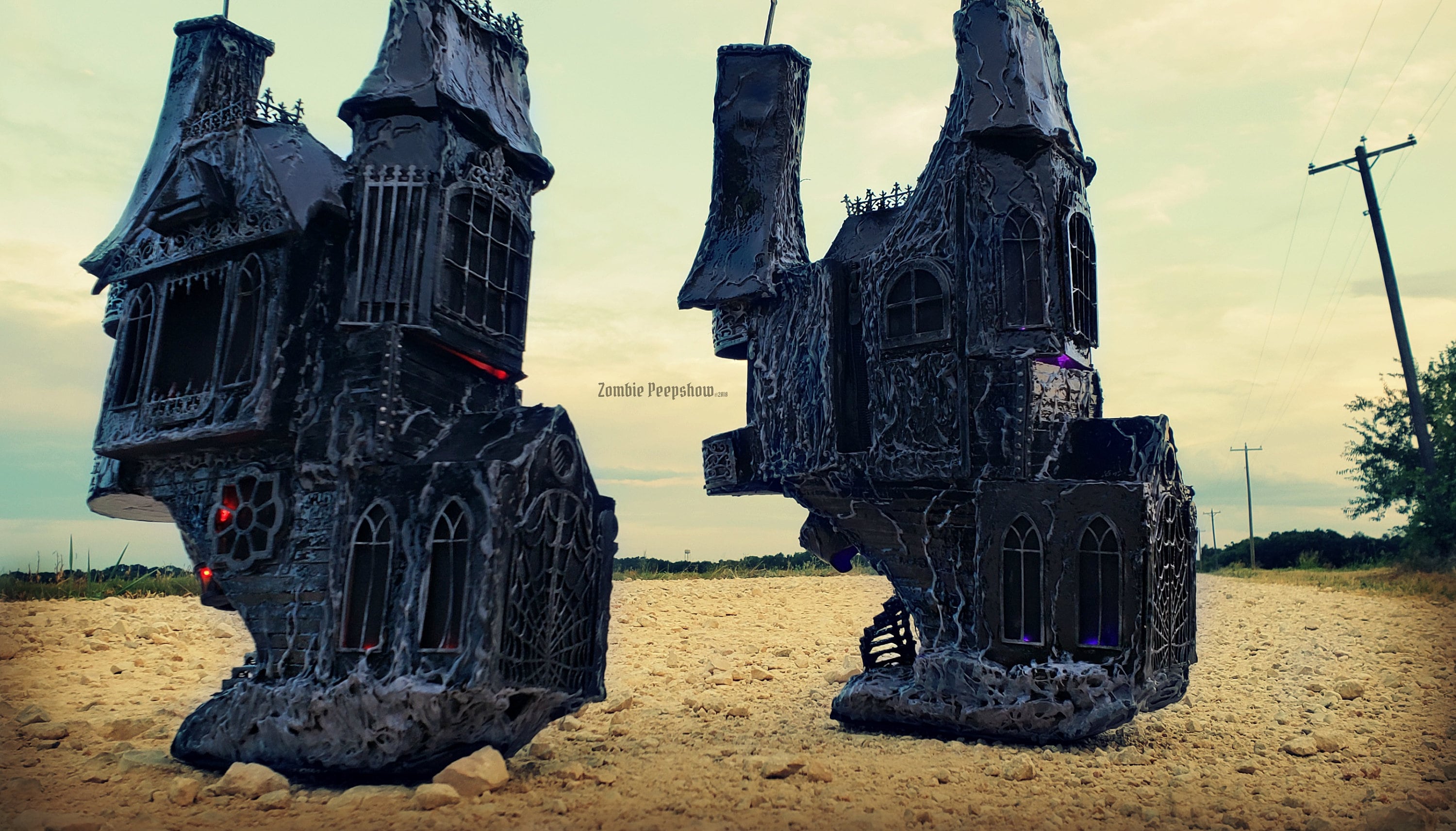 Mortuary Haunted House Boots – Zombie Peepshow