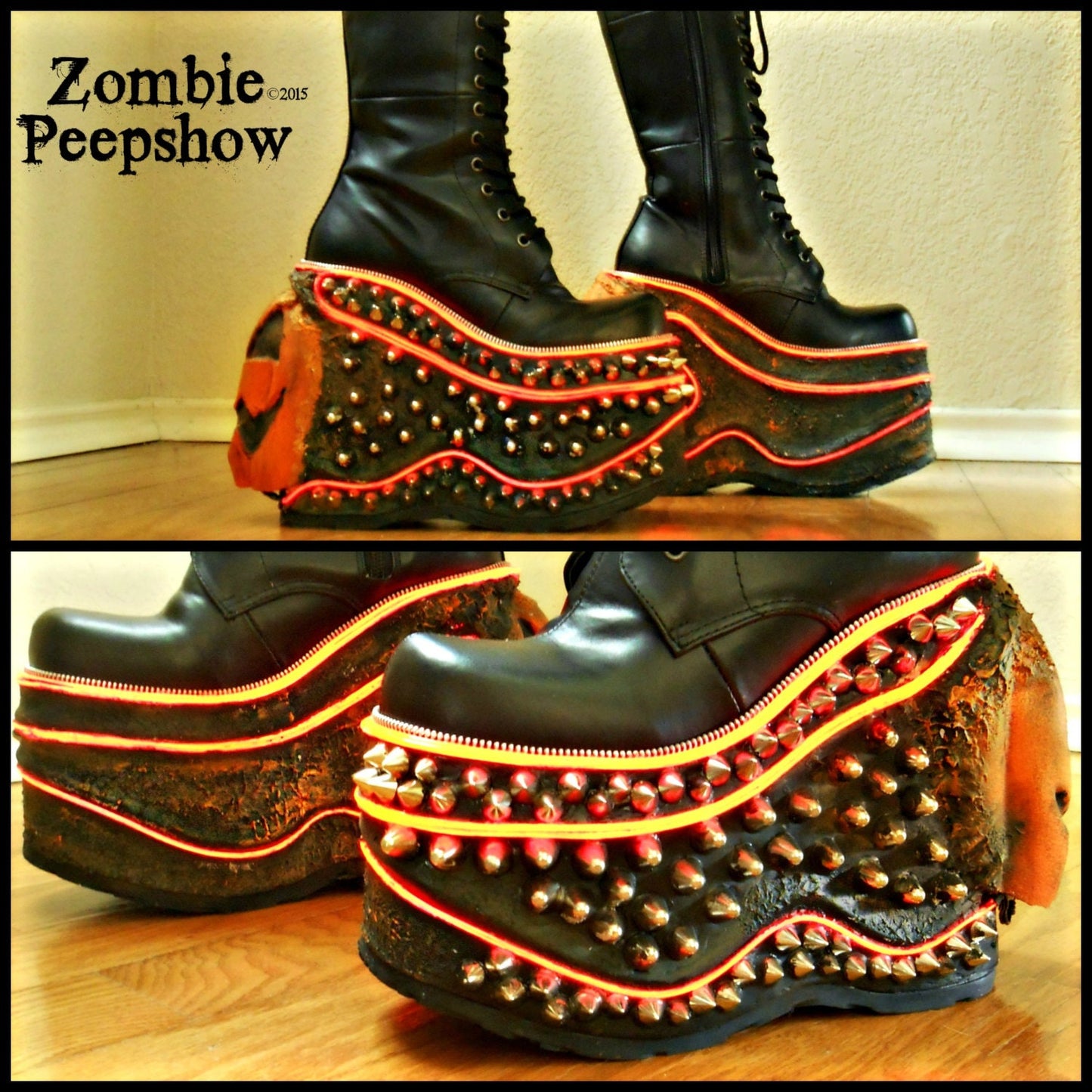 Jack-o-lantern Boots